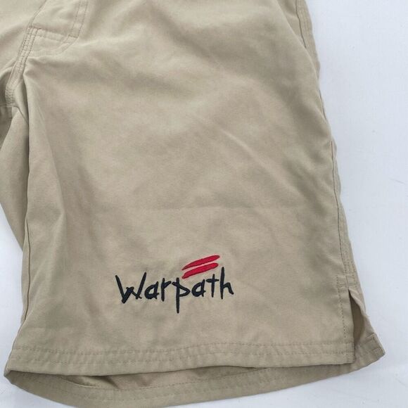 Patagonia Womens Walking Hiking shorts Pockets Logo Tan Size 2 - Picture 5 of 12